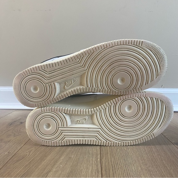 Nike Air Force 1 ‘07 LV8 Hoops Shoes White Coconut Milk Orange Men’s Size 11 - Picture 6 of 11